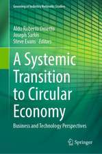 A Systemic Transition to Circular Economy: Business and Technology Perspectives