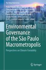 Environmental Governance of the São Paulo Macrometropolis: Perspectives on Climate Variability