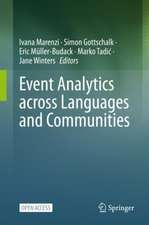 Event Analytics across Languages and Communities