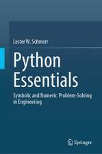 Schmerr Jr, L: Python Essentials