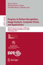 Progress in Pattern Recognition, Image Analysis, Computer Vision, and Applications