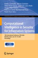 Computational Intelligence in Security for Information Syste