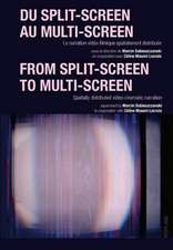 Du Split-Screen Au Multi-Screen. . from Split-Screen to Multi-Screen: La Narration Video-Filmique Spatialement Distribuee. . Spatially Distributed Vid