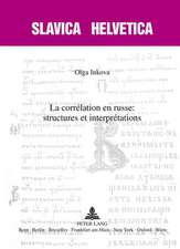 La Correlation En Russe: Structures Et Interpretations