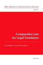 Comparative Law for Legal Translators