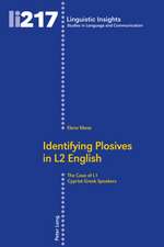 Identifying Plosives in L2 English