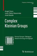 Complex Kleinian Groups