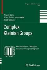 Complex Kleinian Groups