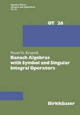 Banach Algebras with Symbol and Singular Integral Operators