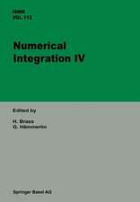 Numerical Integration IV: Proceedings of the Conference at the Mathematical Research Institute, Oberwolfach, November 8–14, 1992