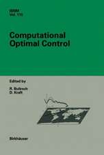 Computational Optimal Control