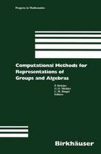 Computational Methods for Representations of Groups and Algebras: Euroconference in Essen (Germany), April 1–5, 1977