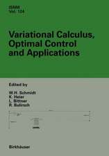 Variational Calculus, Optimal Control and Applications: International Conference in honour of L. Bittner and R. Klötzler, Trassenheide, Germany, September 23–27, 1996