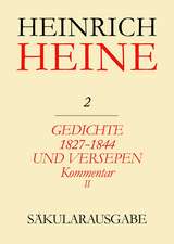 Gedichte 1827-1844 und Versepen. Kommentar II