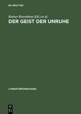 Der Geist der Unruhe: 1968 im Vergleich. Wissenschaft – Literatur – Medien