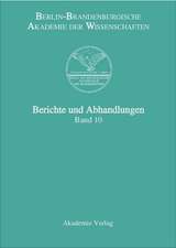 Berichte und Abhandlungen, Band 10