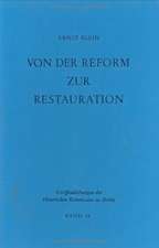 Von der Reform zur Restauration: Finanzpolitik und Reformgesetzgebung des preußischen Staatskanzlers Karl August von Hardenberg