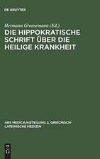 Die hippokratische Schrift Über die heilige Krankheit