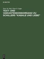 Text- und Variantenkonkordanz zu Schillers 