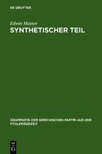 Synthetischer Teil