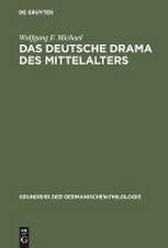 Das deutsche Drama des Mittelalters