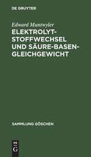 Elektrolytstoffwechsel und Säure-Basen-Gleichgewicht