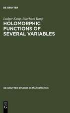 Holomorphic Functions of Several Variables: An Introduction to the Fundamental Theory