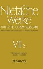 Nachgelassene Fragmente Frühjahr - Herbst 1884