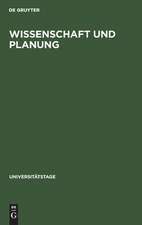 Wissenschaft und Planung