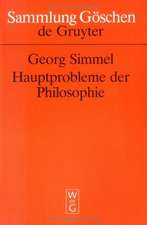 Hauptprobleme der Philosophie