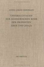 Untersuchungen zur allegorischen Rede der Propheten Amos und Jesaja