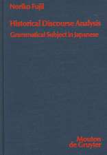 Historical Discourse Analysis: Grammatical Subject in Japanese