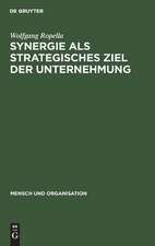 Synergie als strategisches Ziel der Unternehmung