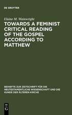 Towards a Feminist Critical Reading of the Gospel according to Matthew