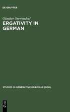 Ergativity in German