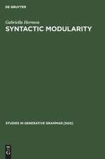 HERMON:SYNTACTIC MODULARITY PAPER SGG 20