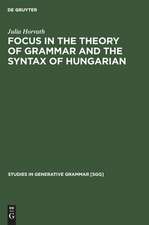 HORVATH:FOCUS I.THE THEORY OF GRAMMAR PB SGG 24