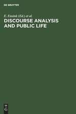 Discourse Analysis and Public Life: The Political Interview and Doctor-Patient Conversation. Papers from the Groningen Conference on Medical and Political Discourse.