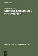 Chinese Enterprise Management: Reforms in Economic Perspective