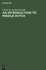 An Introduction to Middle Dutch