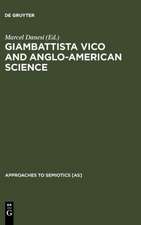 Giambattista Vico and Anglo-American Science: Philosophy and Writing