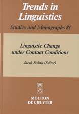 Linguistic Change under Contact Conditions