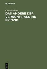 Das Andere der Vernunft als ihr Prinzip: Grundzüge der philosophischen Entwicklung Schellings mit einem Ausblick auf die nachidealistischen Philosophiekonzeptionen Heideggers und Adornos