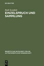 Einzelspruch und Sammlung