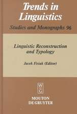 Linguistic Reconstruction and Typology