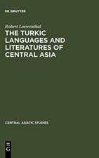 The Turkic Languages and Literatures of Central Asia