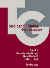 1880-1935 Gemeinschaft und Gesellschaft