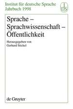 Sprache - Sprachwissenschaft - Öffentlichkeit