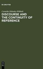 Discourse and the Continuity of Reference: Representing Mental Categorization