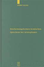 Erscheinungsformen komischen Sprechens bei Aristophanes